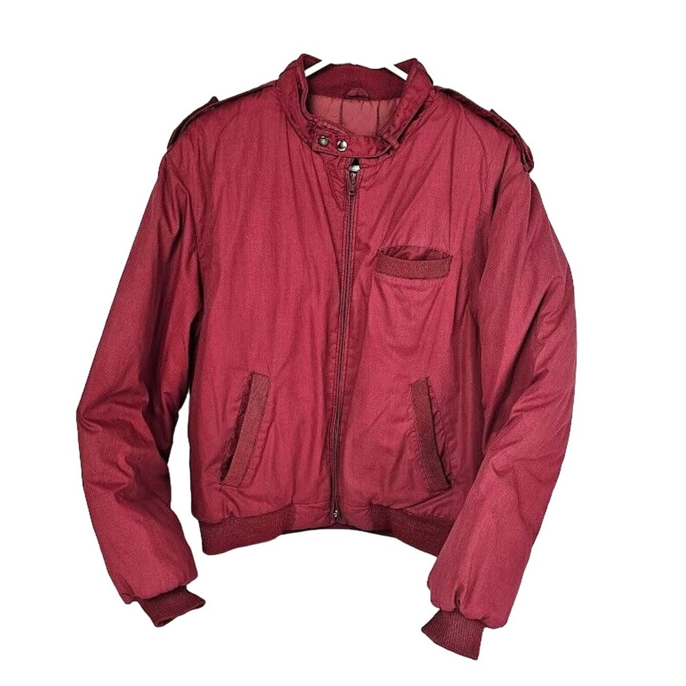 Vintage 80s contour bomber jacket XL windbreaker vtg fashion coat jacket